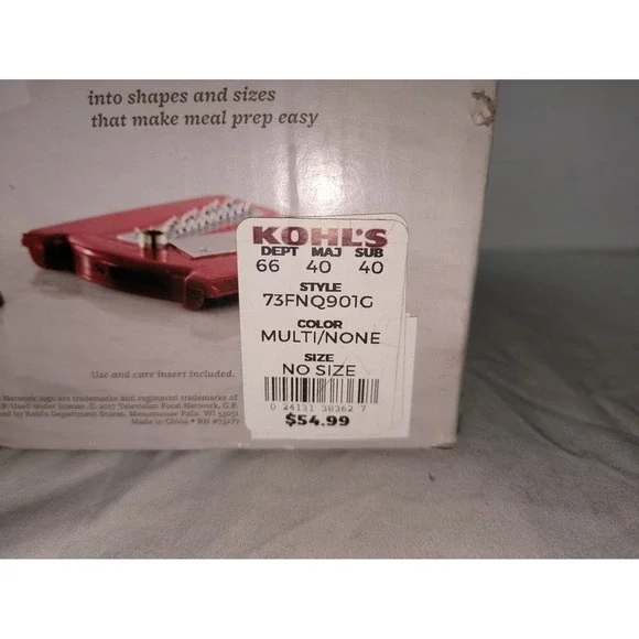 NIB Food‎ Network Vegetable Spiralizer 8-Piece Tabletop Kitchen Gadget Appliance - Picture 5 of 10